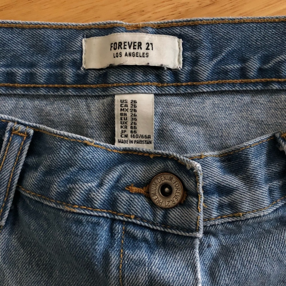 FOREVER 21 denim skirt